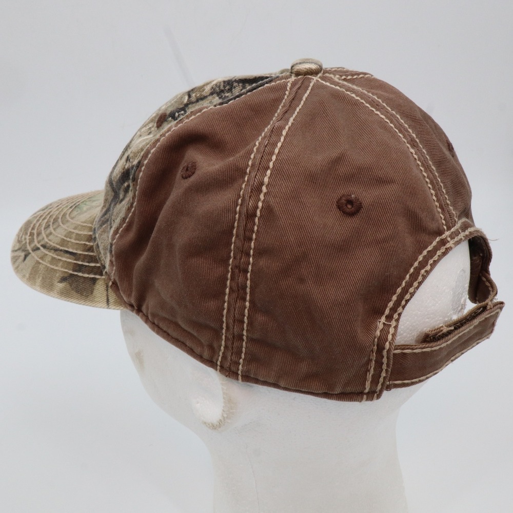 Dri Duck Mt Rushmore Baseball Cap Mens OSFA Brown Camo Distressed National Park - Picture 3 of 7